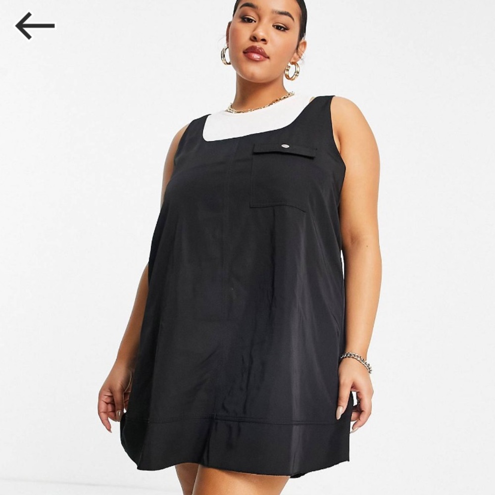 NWT ASOS Curve Pinny Dress